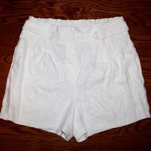 NWT-Express Paper Bag Shorts-White